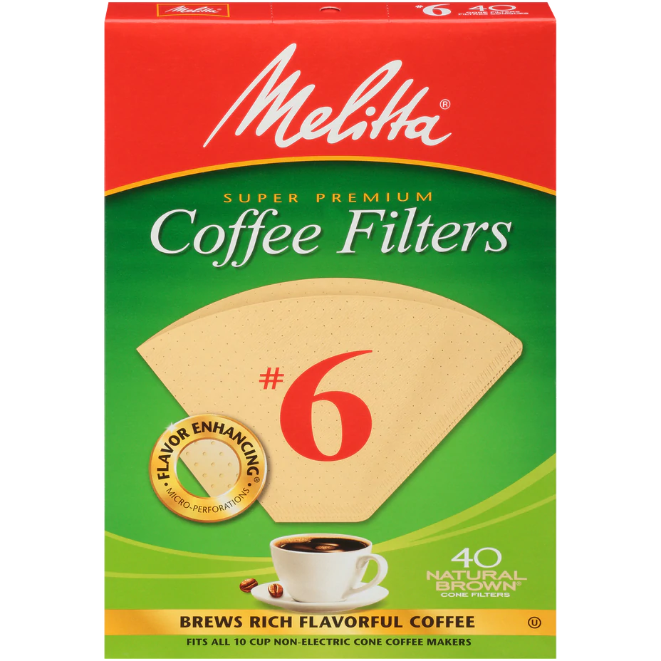 Melitta 640616 Manual Cone Filter Coffee Maker, 6-10 Cup