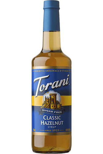 Torani Sugar Free Hazelnut Syrup 750ml